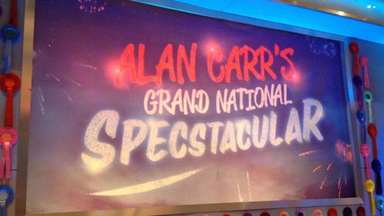 Whipping up a Twitter storm around the Grand National: Alan Carr’s Specstacular