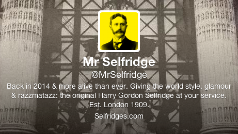 Welcome back Harry Gordon Selfridge!