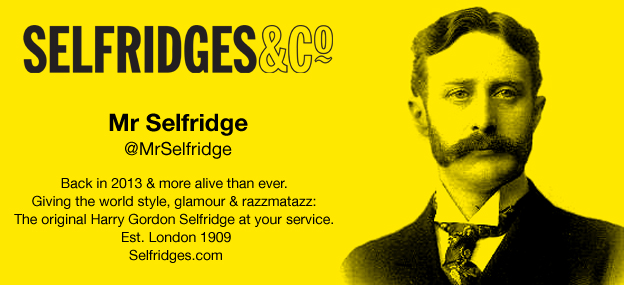 Mr Selfridge on Twitter